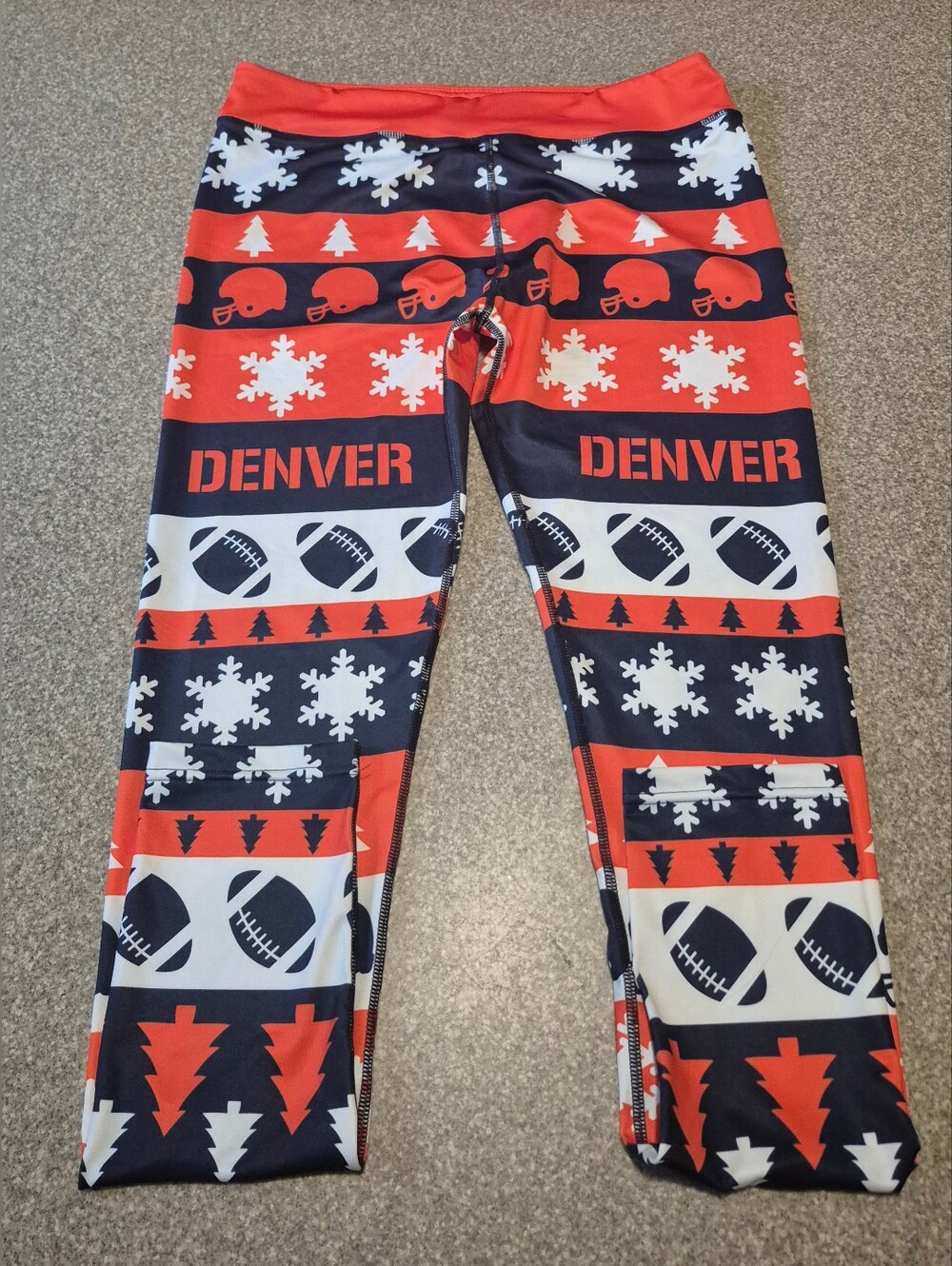 Womens Holiday Denver Leggings Size Xl